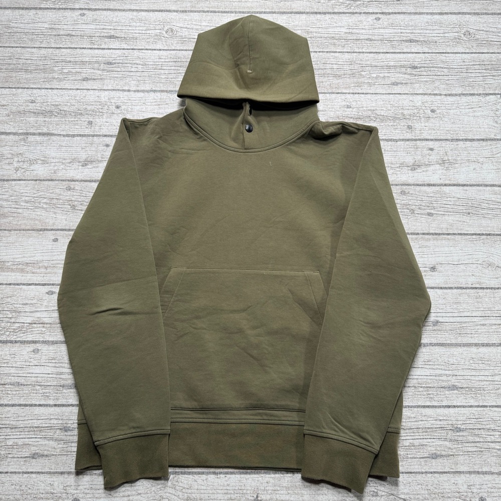 Banana Republic Hoodie Men's Medium Olive Green Loose Fit Pullover Streetwear